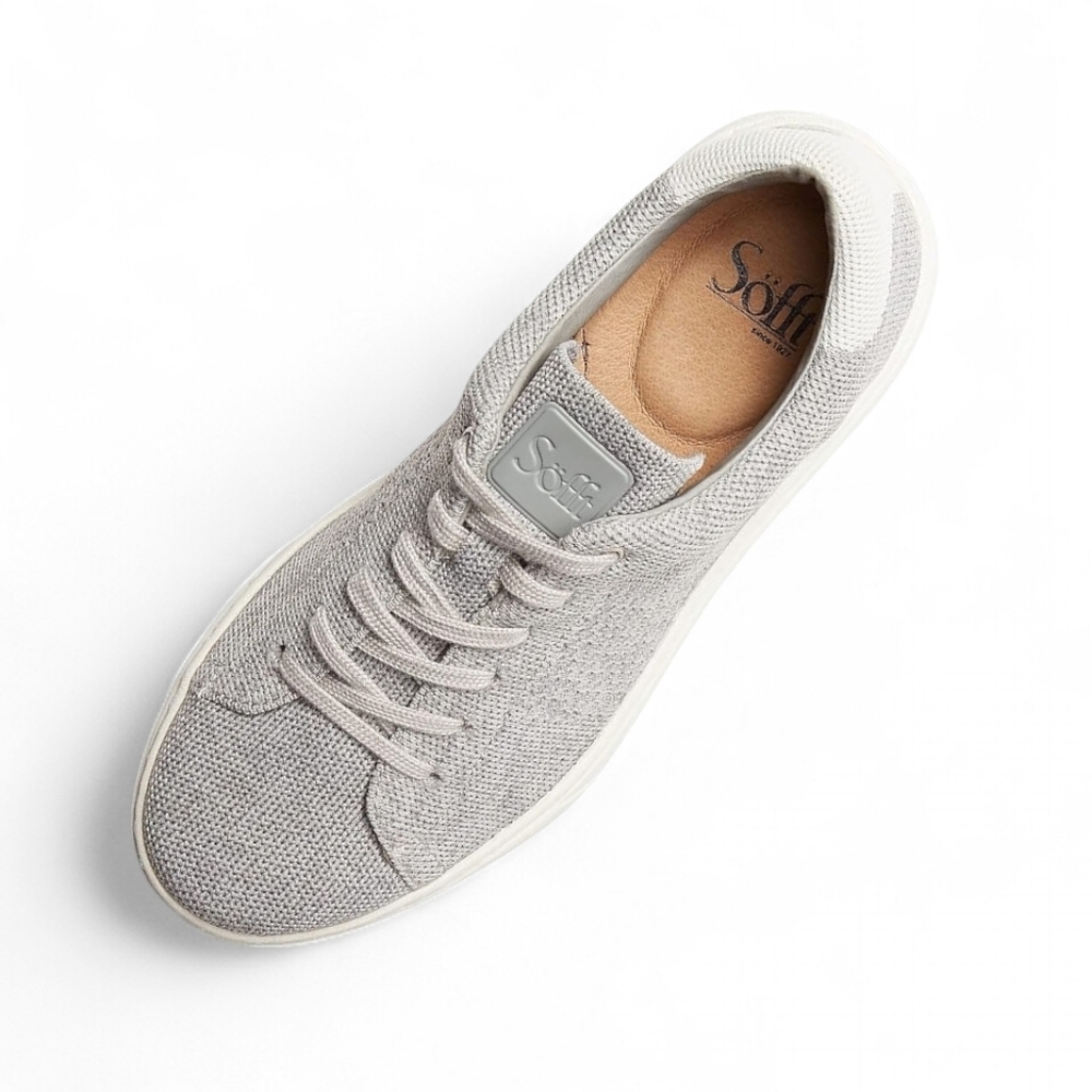 Sofft Waylyn Fabric Knit Grey Sneaker Womens 7.5M - Picture 1 of 9